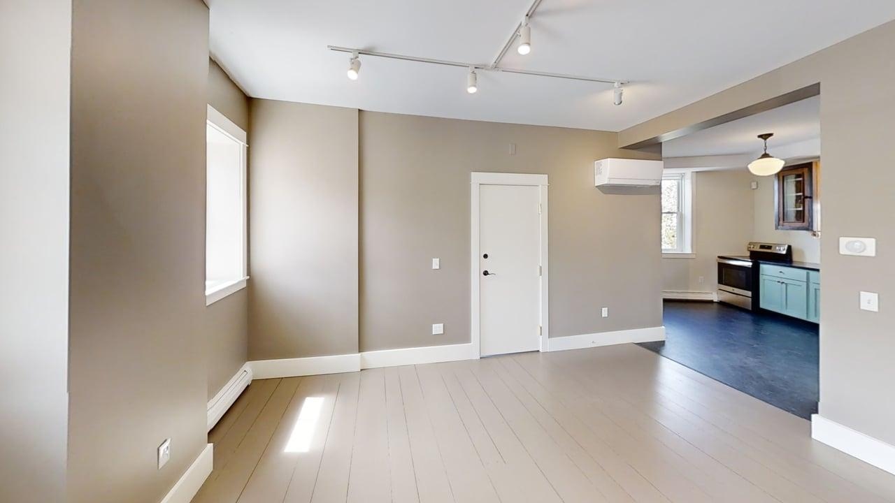 Office and kitchen area